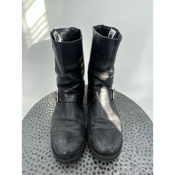 Frye Veronica Short Motorcycle Boot Sz 7 - Picture 2 of 13